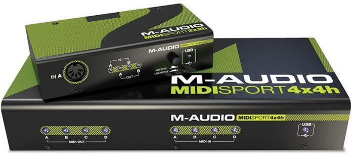 M-Audio MIDISport Hub 2x2 and 4x4