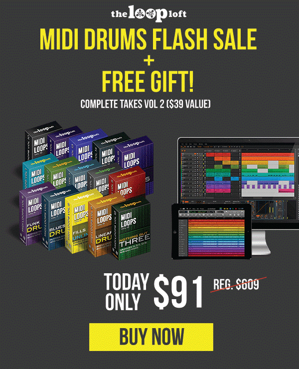 Loop Loft MIDI Drums Flash Sale