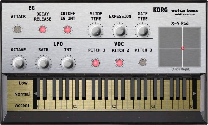 Korg volca bass midi remote