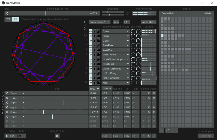 Dynamic Tonality XronoMorph