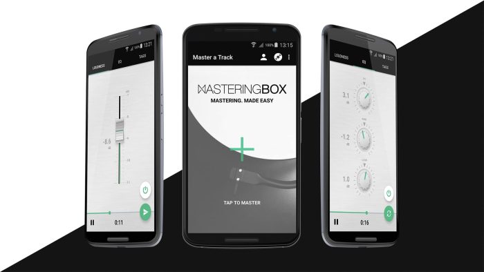 MasteringBOX mastering app for Android
