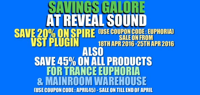 Reveal Sound Sale 2016