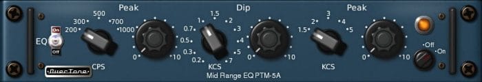 Overtone DSP PTM-5A Vintage Pultec MEQ-5 Plugin