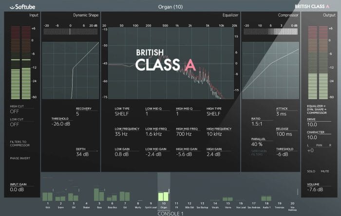 Softube British Class A for Console 1