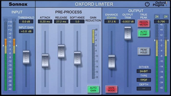 Universal Audio Sonnox Oxford Limiter v2