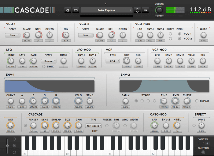 112dB Cascade