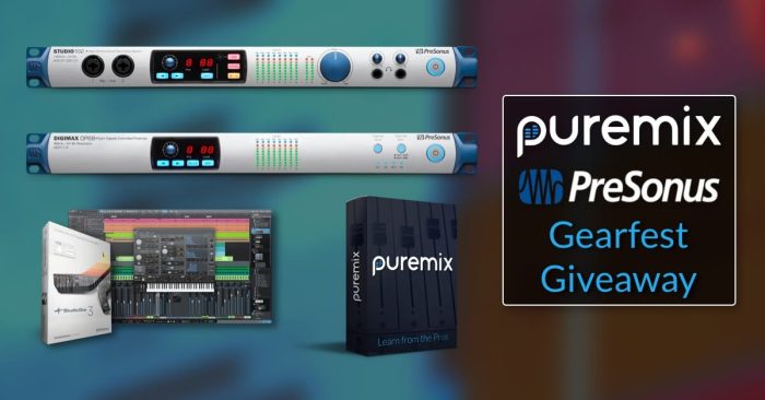 pureMix PreSonus GearFest Giveaway