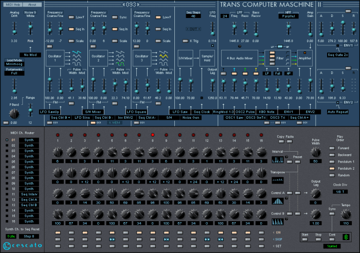 Cescato Musiktechnologie Trans Computer Maschine