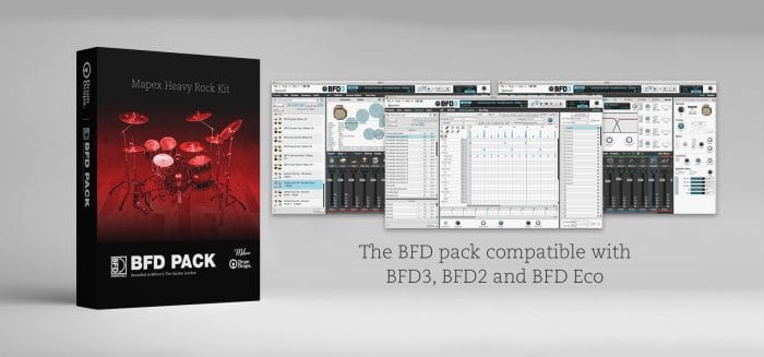 Drumdrops Mapex Heavy Rock Kit BFD