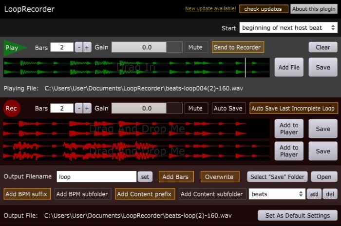 4drX LoopRecorder