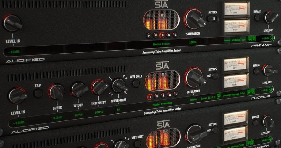 Audified’s STA Effects 2 valve simulation plugin bundle on sale for $29 USD