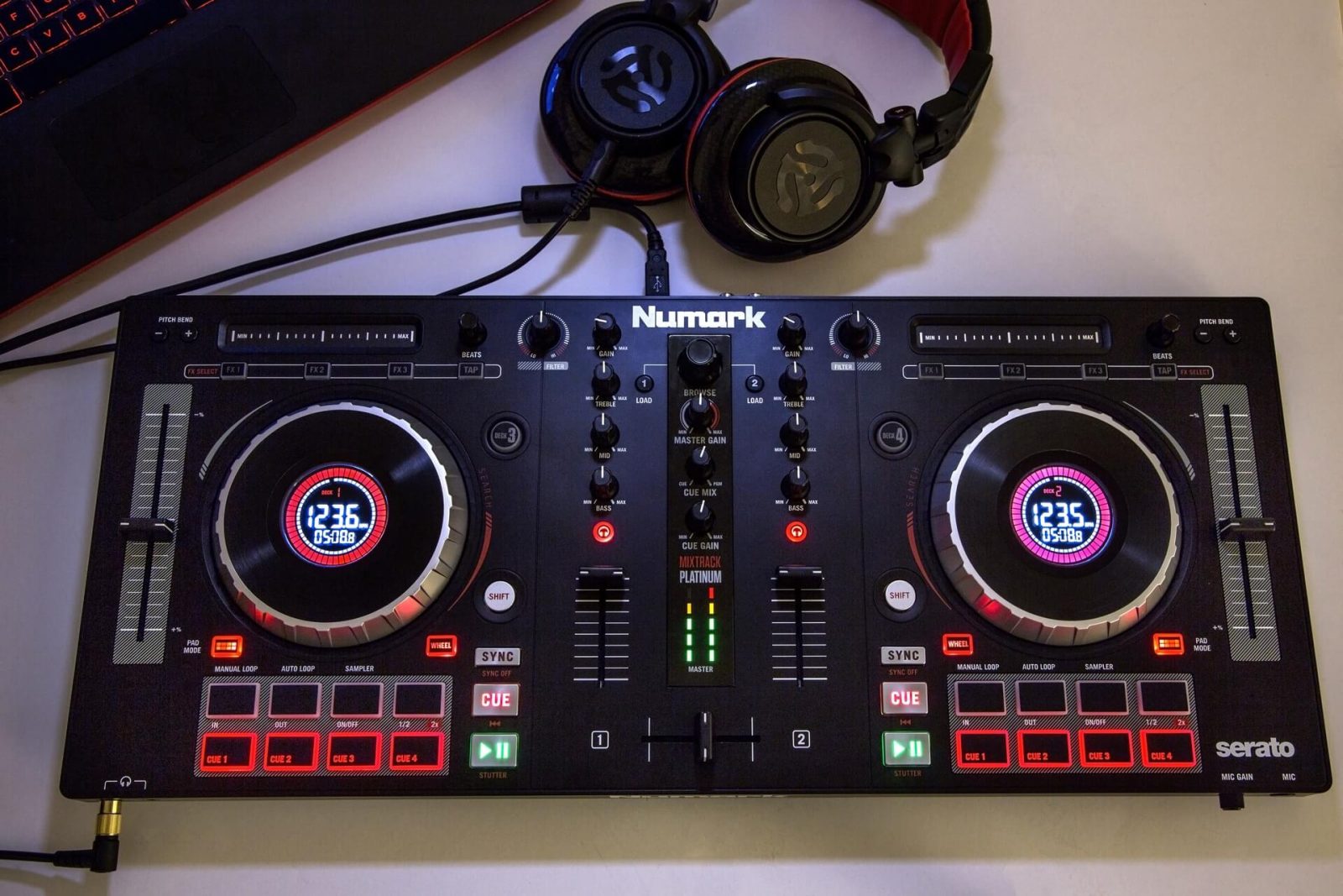 numark mixtrack platinum fx dj controller software