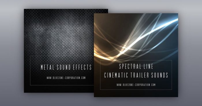 Bluezone Metal Sound Effects Spectral Line Cinematic Trailer Sounds