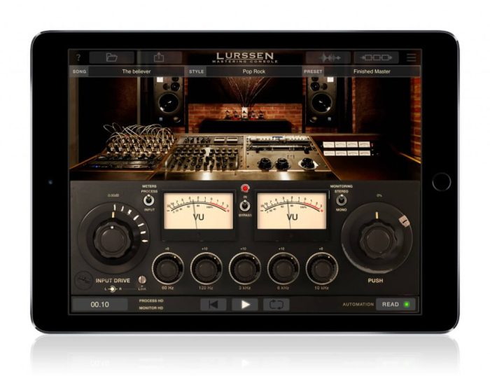 IK Multimedia Lurssen Mastering Console iPad