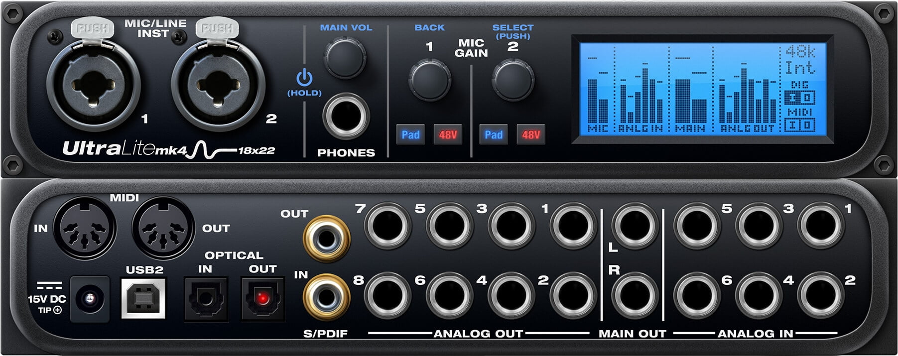 MOTU UltraLite-mk4 audio interface now shipping