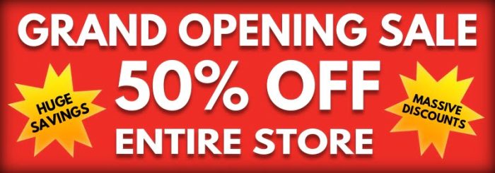 New Loops Grand Opening Sale
