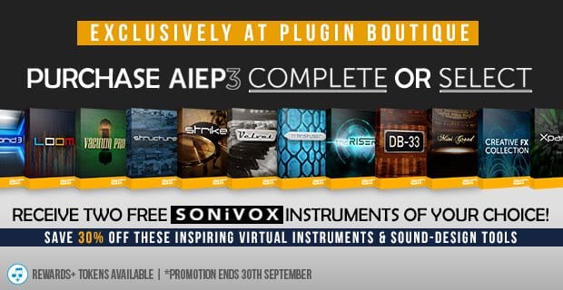 Plugin Boutique AIEP3 Promo 30