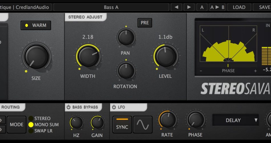 StereoSavage stereo widening effect plugin on sale for  USD