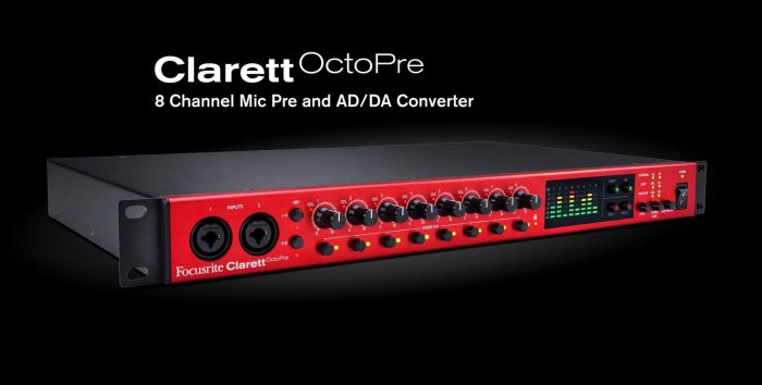 Focusrite Clarett OctoPre wide