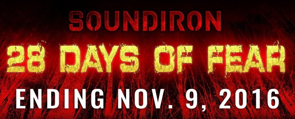 Soundiron 28 Days of Fear Halloween Sale