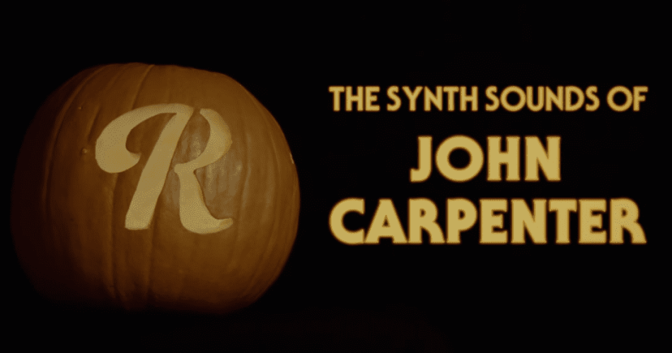 The Synth Sounds of John Carpenter