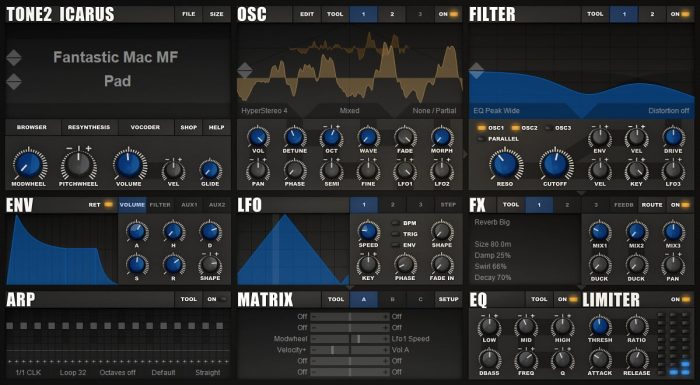 Tone2 Icarus 1.1 public beta