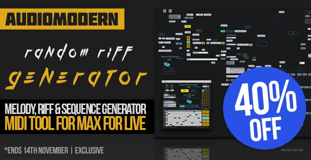Audiomodern Random Riff Generator PRO sale