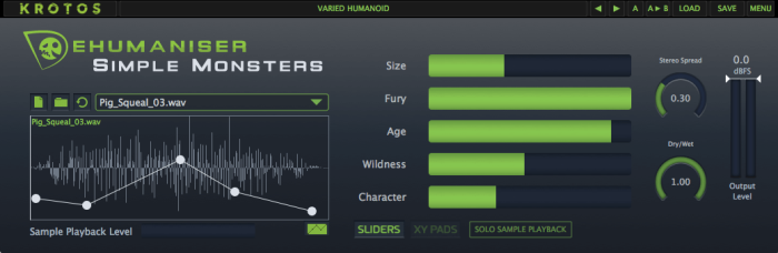 Dehumaniser Simple Monsters screen