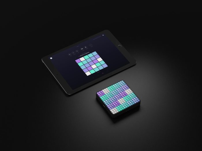 ROLI Lightpad Block and NOISE on iPad