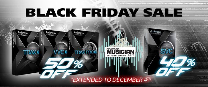 audionamix black friday sale extended