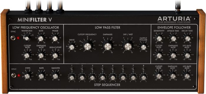 Arturia MiniFilter V screen