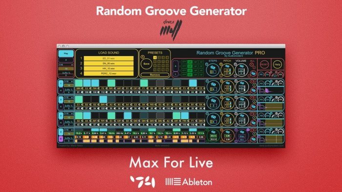 Audiomodern Random Groove Generator PRO feat