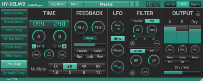 HY Plugins HY Delay2