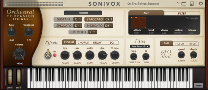 Sonivox Orchestral Companion Strings