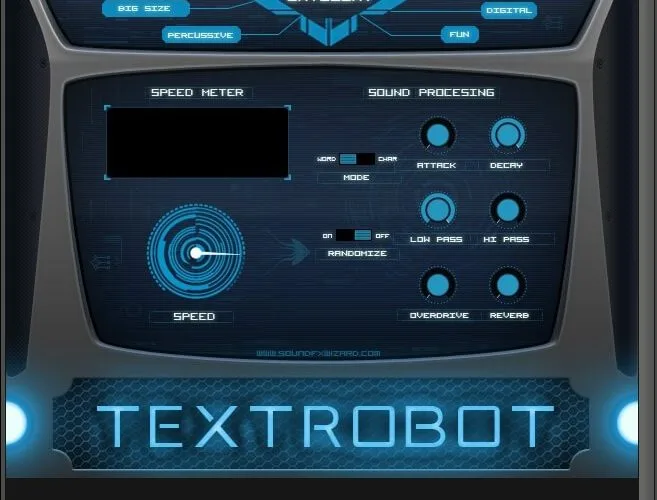 SoundFxWizard Textrobot
