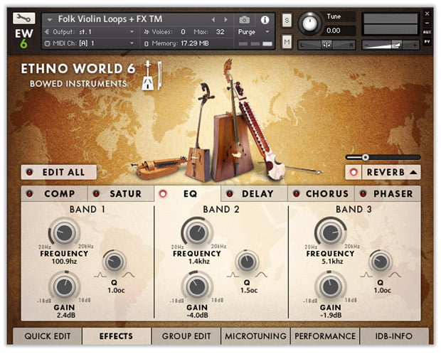 Ethno World 5 Instruments
