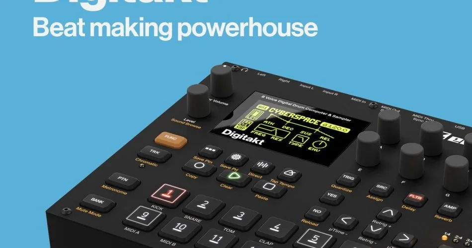 Elektron intros Digitakt beat making powerhouse at NAMM 2017