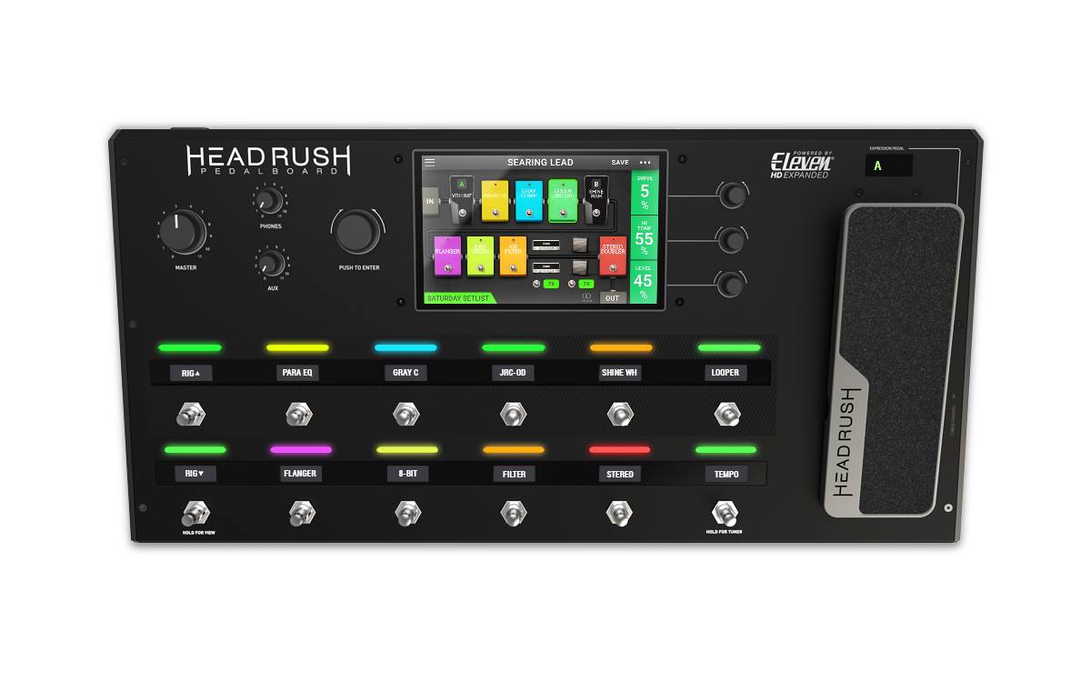 HeadRush Pedalboard guitar amp and FX modeling processor