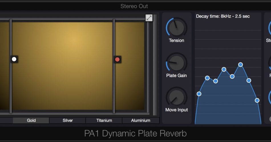 Physical Audio PA1 Dynamic Plate Reverb update