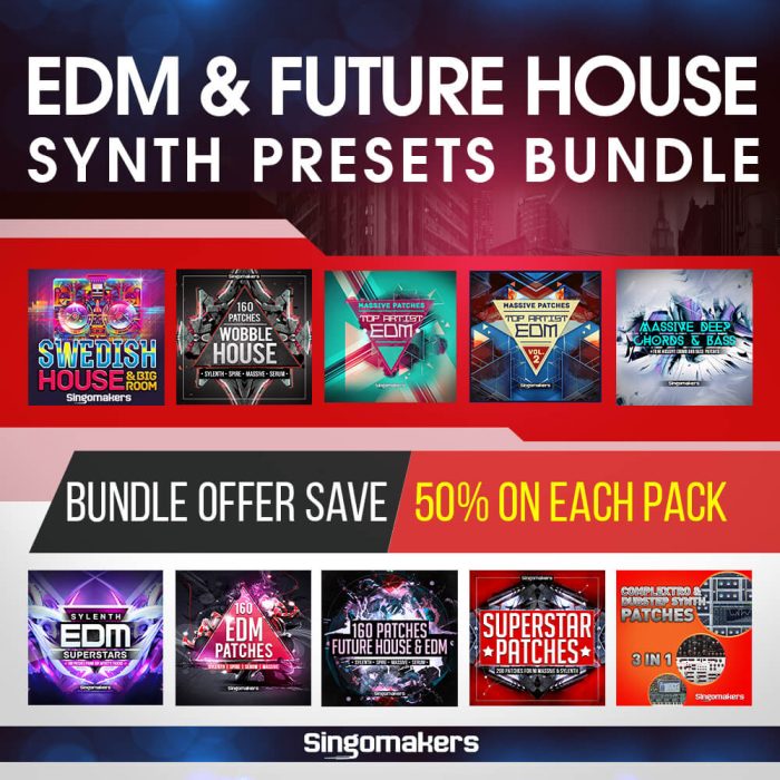 Singomakers EDM & Future House Synth Presets Bundle