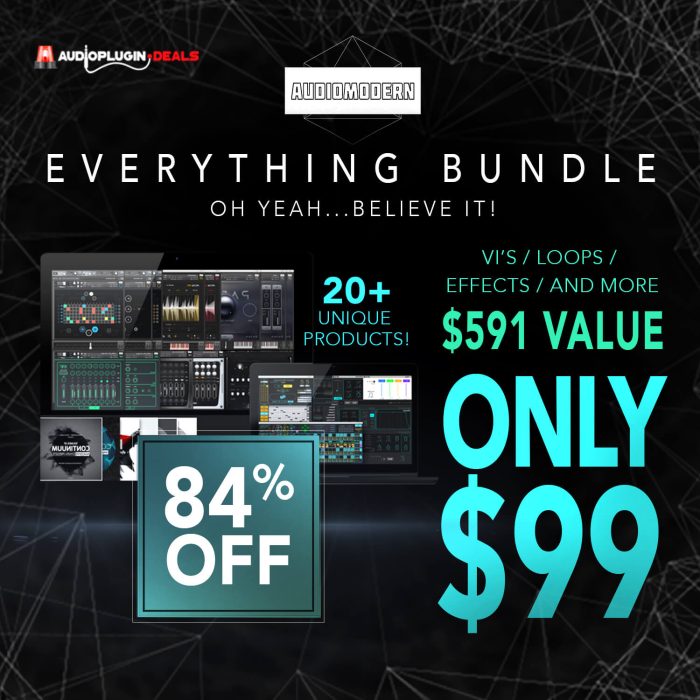 Audio Plugin Deals Audiomodern Everything Bundle