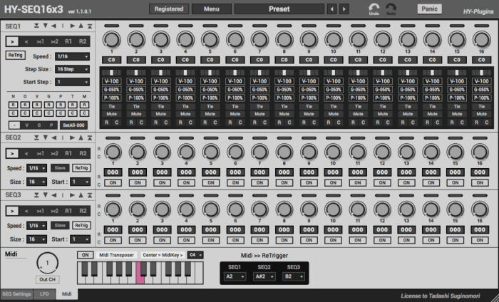 HY Plugins HY SEQ16x3 1.1