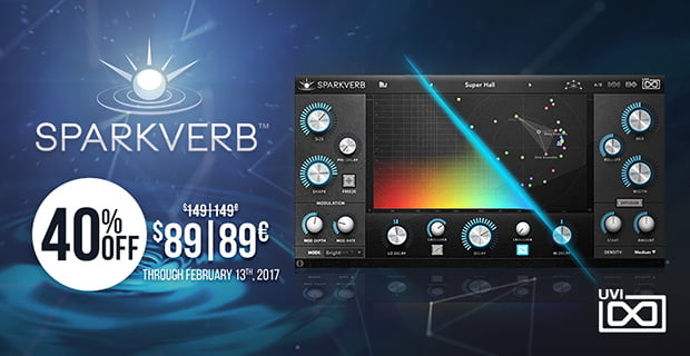 UVI Sparkverb sale