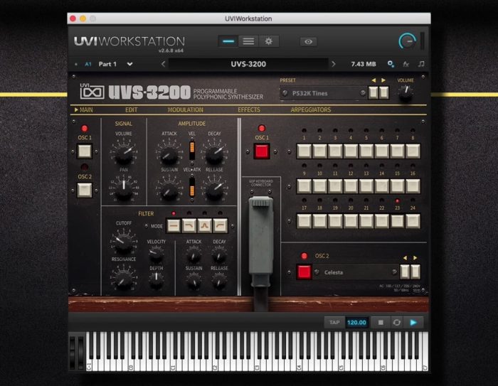 UVI UVS 3200 synth