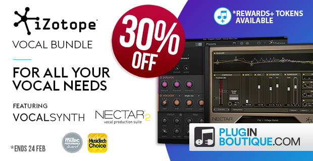 iZotope Vocal Bundle 30 PluginBoutique