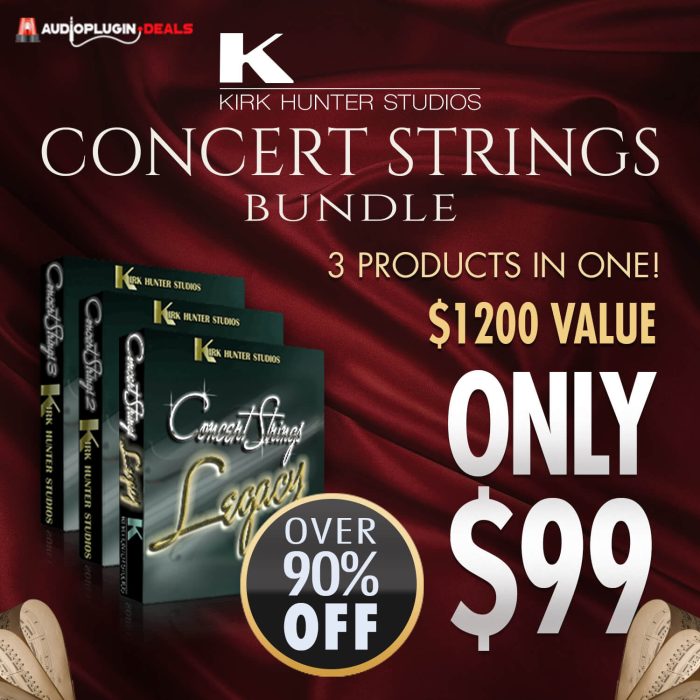 Audio Plugin Deals Kirk Hunter Concert Strings Bundle