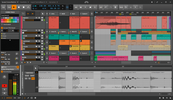 Bitwig Studio 2 screen