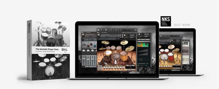 Drumdrops Folk Rock Dual Kit Kontakt Player Pack