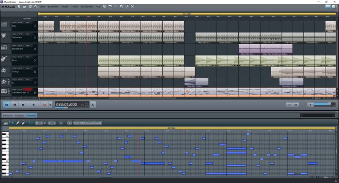 MusicMaker FreeVersion MIDI Editor