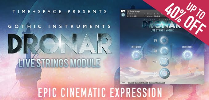 Time+Space DRONAR Live Strings Module